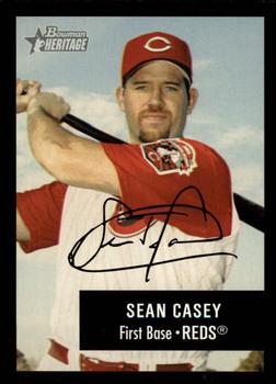 2003 Bowman Heritage - Facsimile Signature #98 Sean Casey Front