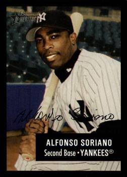 2003 Bowman Heritage - Facsimile Signature #105 Alfonso Soriano Front