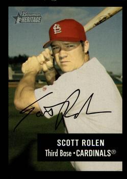 2003 Bowman Heritage - Facsimile Signature #112 Scott Rolen Front