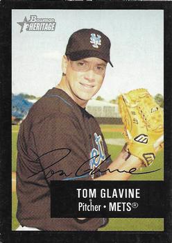 2003 Bowman Heritage - Facsimile Signature #136 Tom Glavine Front