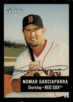 2003 Bowman Heritage - Facsimile Signature #142 Nomar Garciaparra Front