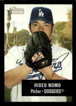 2003 Bowman Heritage - Facsimile Signature #147 Hideo Nomo Front