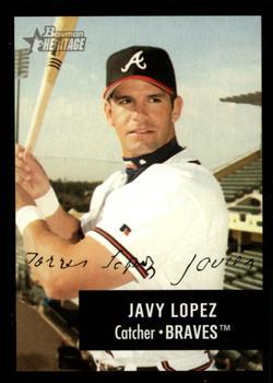 2003 Bowman Heritage - Facsimile Signature #159 Javy Lopez Front
