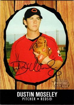 2003 Bowman Heritage - Facsimile Signature #198 Dustin Moseley Front