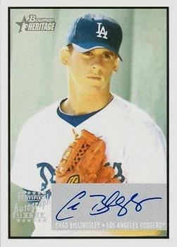 2003 Bowman Heritage - Signs of Greatness #SG-CB Chad Billingsley Front