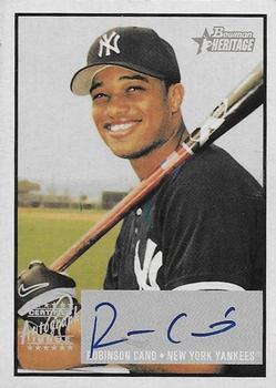 2003 Bowman Heritage - Signs of Greatness #SG-RC Robinson Cano Front