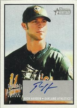 2003 Bowman Heritage - Signs of Greatness #SG-RH Rich Harden Front