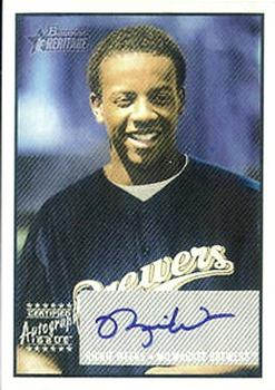 2003 Bowman Heritage - Signs of Greatness #SG-RW Rickie Weeks Front