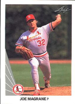 1990 Leaf #11 Joe Magrane Front