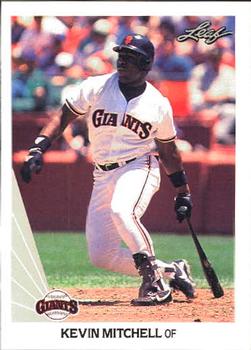 1990 Leaf #120 Kevin Mitchell Front