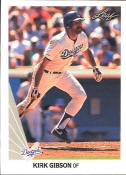 1990 Leaf #173 Kirk Gibson Front