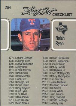 1990 Leaf #264 Nolan Ryan Front