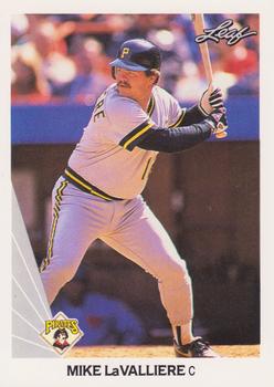 1990 Leaf #32 Mike LaValliere Front