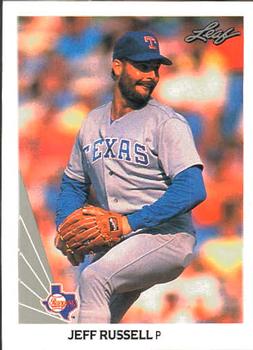 1990 Leaf #442 Jeff Russell Front