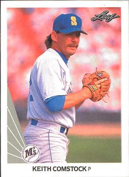 1990 Leaf #522 Keith Comstock Front