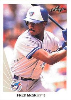1990 Leaf #132 Fred McGriff Front