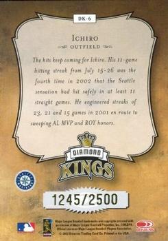 2003 Donruss - Diamond Kings Gold #DK-6 Ichiro Back