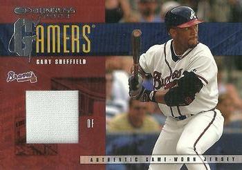 2003 Donruss/Leaf/Playoff (DLP) Rookies & Traded - Gamers #G-41 Gary Sheffield Front