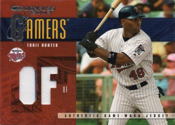 2003 Donruss/Leaf/Playoff (DLP) Rookies & Traded - Gamers Position #G-29 Torii Hunter Front