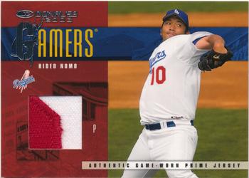 2003 Donruss/Leaf/Playoff (DLP) Rookies & Traded - Gamers Prime #G-12 Hideo Nomo Front