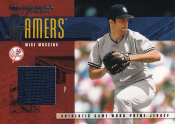 2003 Donruss/Leaf/Playoff (DLP) Rookies & Traded - Gamers Prime #G-19 Mike Mussina Front