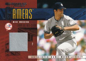 2003 Donruss/Leaf/Playoff (DLP) Rookies & Traded - Gamers Rewards #G-19 Mike Mussina Front