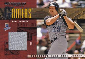 2003 Donruss/Leaf/Playoff (DLP) Rookies & Traded - Gamers Rewards #G-43 Mike Sweeney Front