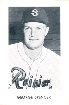 1963 Seattle Rainiers Popcorn #NNO George Spencer Front