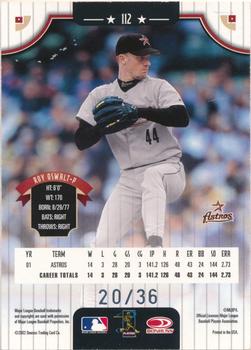 2003 Donruss - Recollection Collection #112 Roy Oswalt Back