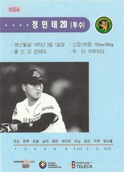 2000 Teleca - '99 Korea Japan Super Game #KJ24 Min-Tae Chung Back