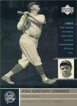 2000 Upper Deck Legends #106 Babe Ruth Front