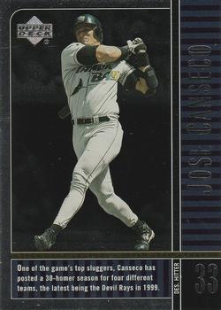 2000 Upper Deck Legends #33 Jose Canseco Front