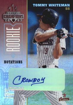 2003 Donruss Champions - Autographs Notation #123 Tommy Whiteman Front