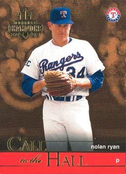 2003 Donruss Champions - Call to the Hall #CH-1 Nolan Ryan Front