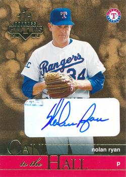 2003 Donruss Champions - Call to the Hall Autographs #CH-1 Nolan Ryan Front