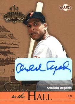 2003 Donruss Champions - Call to the Hall Autographs #CH-4 Orlando Cepeda Front