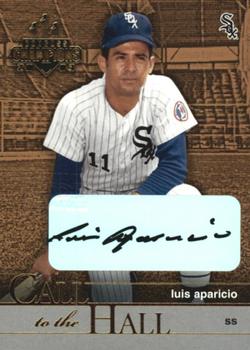 2003 Donruss Champions - Call to the Hall Autographs #CH-7 Luis Aparicio Front