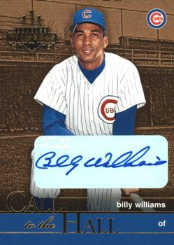 2003 Donruss Champions - Call to the Hall Autographs #CH-8 Billy Williams Front