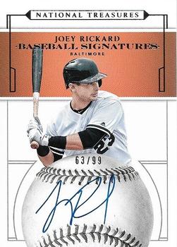 2016 Panini National Treasures - Baseball Signatures #BS-JR Joey Rickard Front