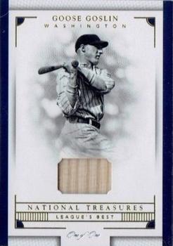 2016 Panini National Treasures - League's Best Gold #LL-GG Goose Goslin Front