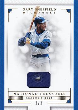 2016 Panini National Treasures - League's Best Gold #LL-GS Gary Sheffield Front