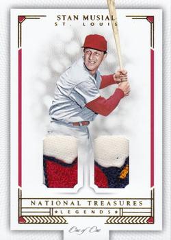 2016 Panini National Treasures - Legends Combos Gold #LC-SM Stan Musial Front