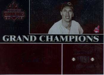 2003 Donruss Champions - Grand Champions Metalized #GC-2 Bob Feller Front