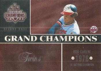 2003 Donruss Champions - Grand Champions Metalized #GC-15 Rod Carew Front