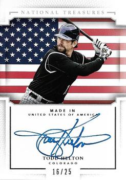 2016 Panini National Treasures - Made In #MI-TH Todd Helton Front