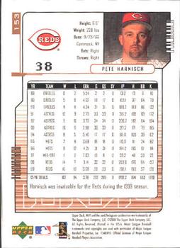 2000 Upper Deck MVP #153 Pete Harnisch Back