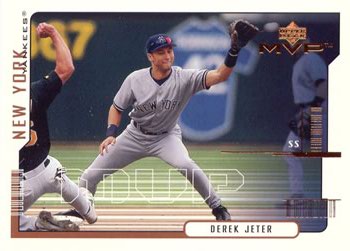 2000 Upper Deck MVP #210 Derek Jeter Front