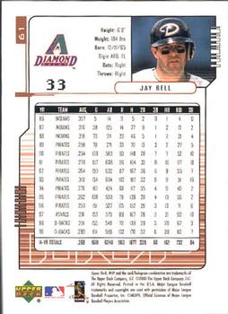 2000 Upper Deck MVP #61 Jay Bell Back