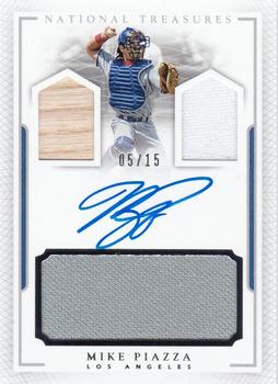 2016 Panini National Treasures - Player’s Collection Signatures #PCS-MP Mike Piazza Front