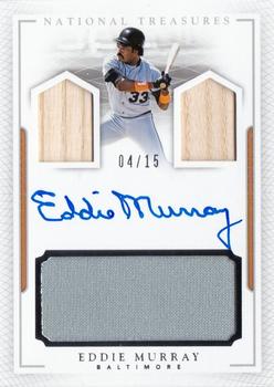 2016 Panini National Treasures - Player’s Collection Signatures #PCS-EM Eddie Murray Front